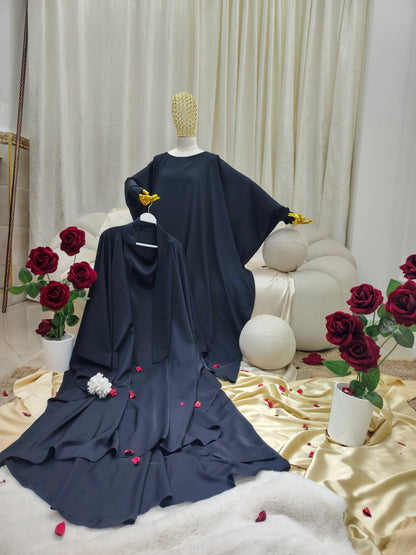 حجاب شرعي قطعتين – قماش كراپ آمريكا